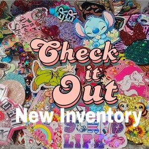 Flatbacks for Review Purposes Only Acrylic Flats Glitterbacks Planar New